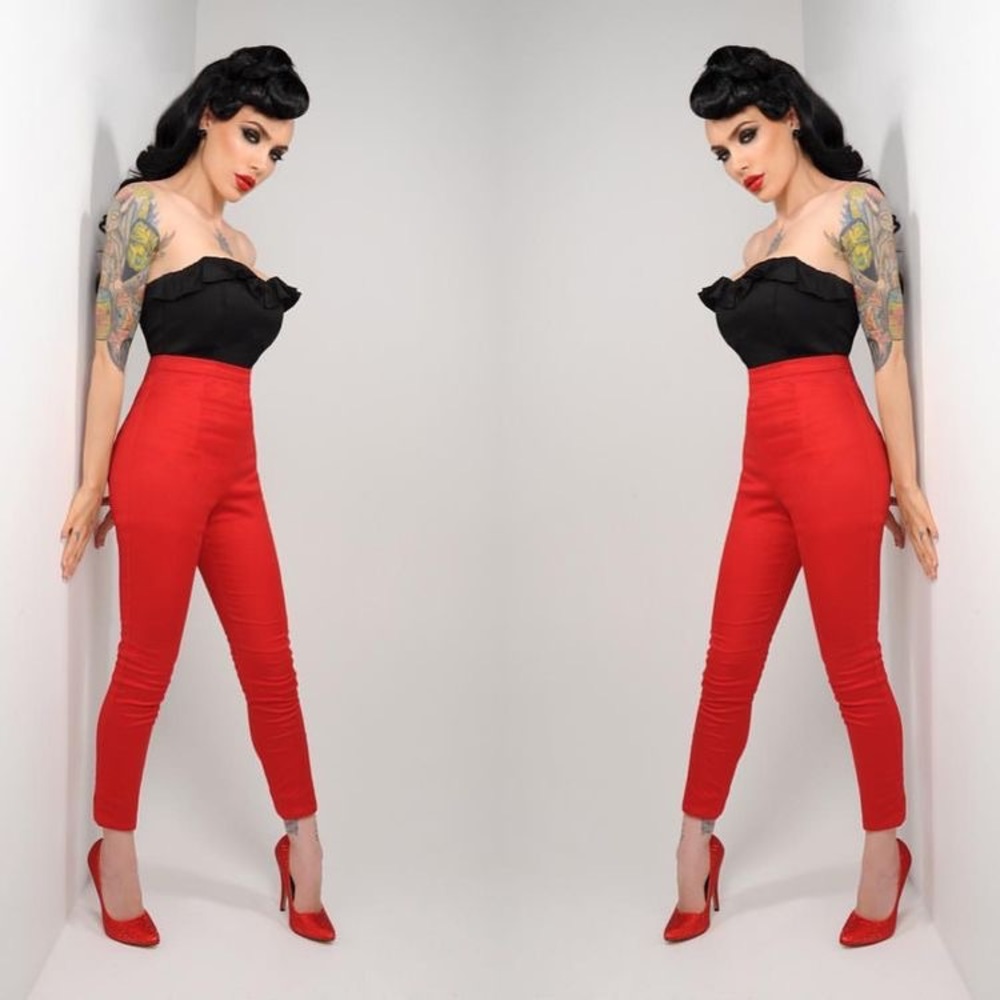 Deadly Dames cigarette pants